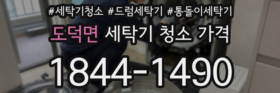 도덕면 세탁기 청소 가격