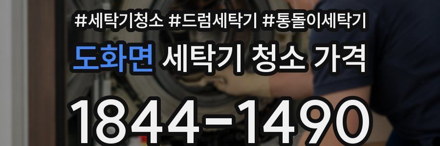 도화면 세탁기 청소 가격