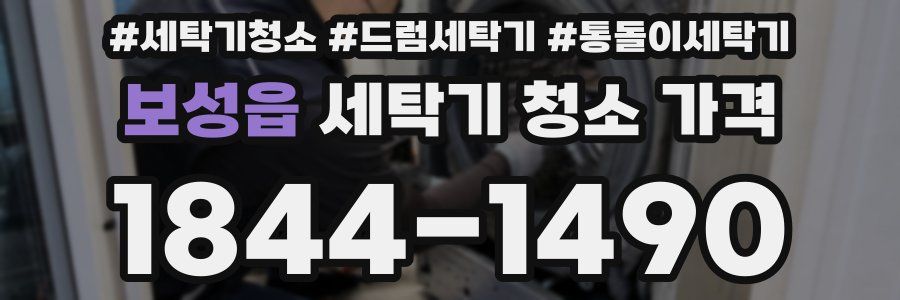 보성읍 세탁기 청소 가격