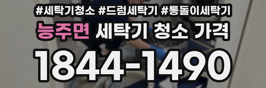 능주면 세탁기 청소 가격
