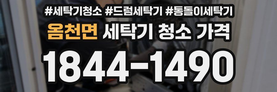 옴천면 세탁기 청소 가격