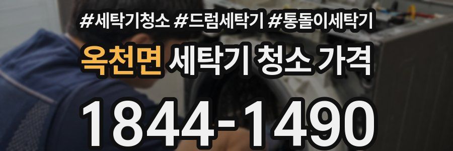 옥천면 세탁기 청소 가격