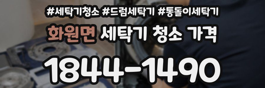 화원면 세탁기 청소 가격