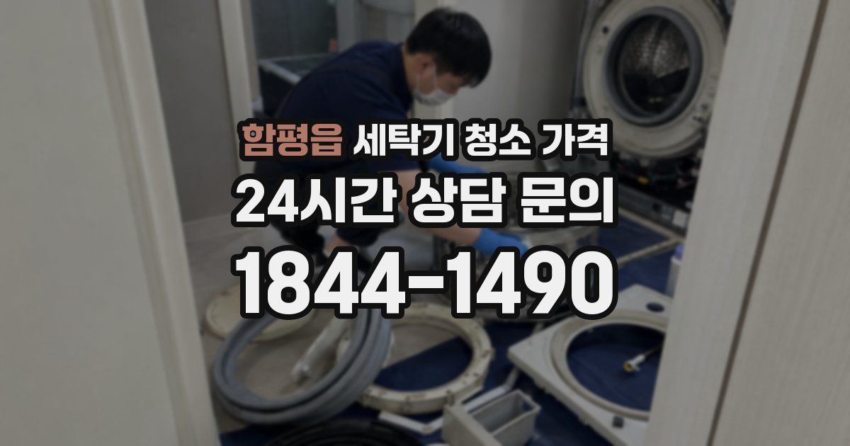 함평읍 세탁기 청소 가격