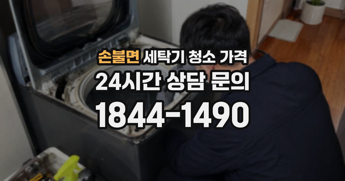 손불면 세탁기 청소 가격