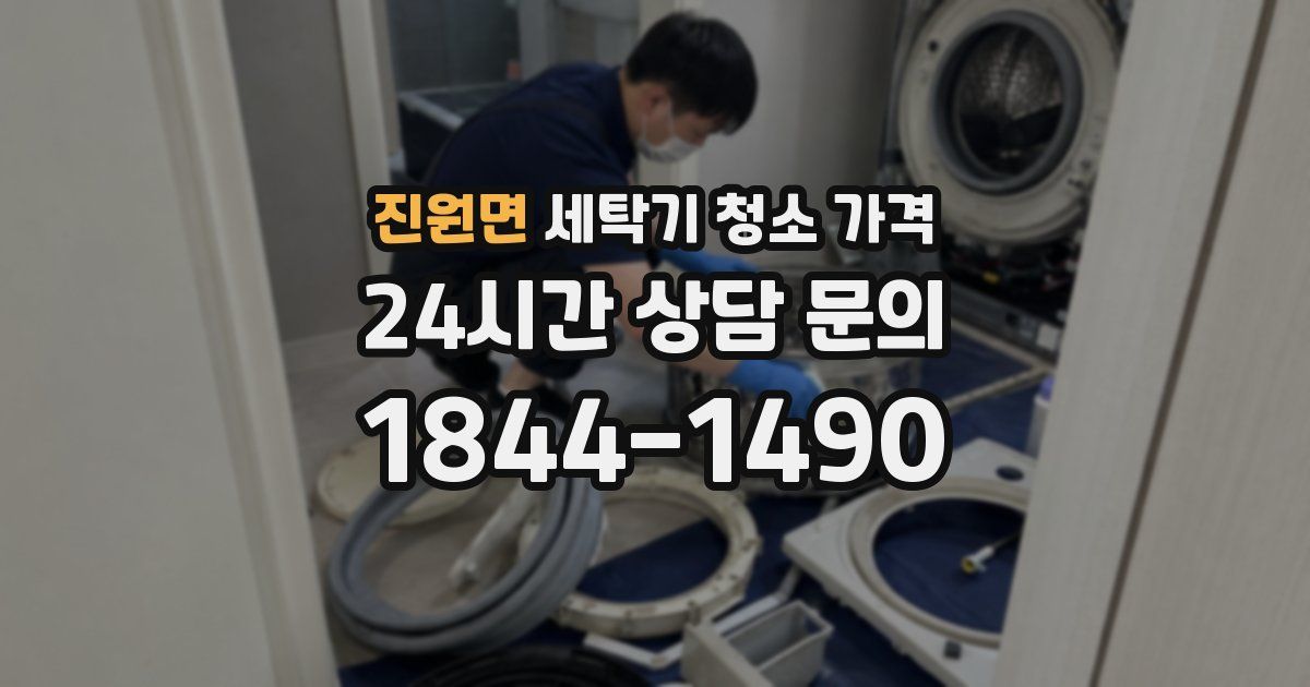 진원면 세탁기 청소 가격