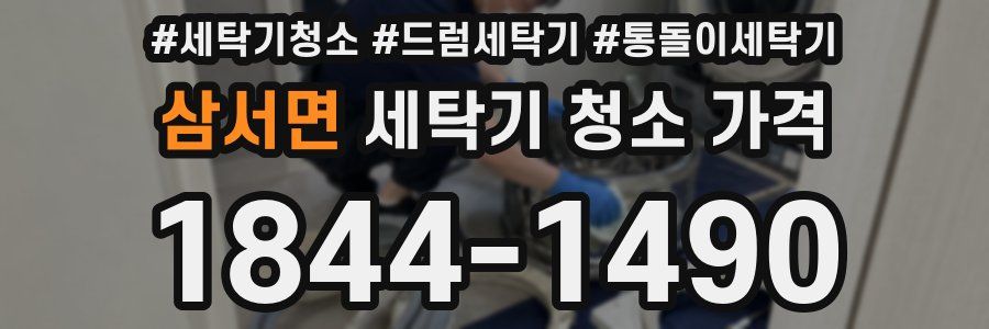 삼서면 세탁기 청소 가격