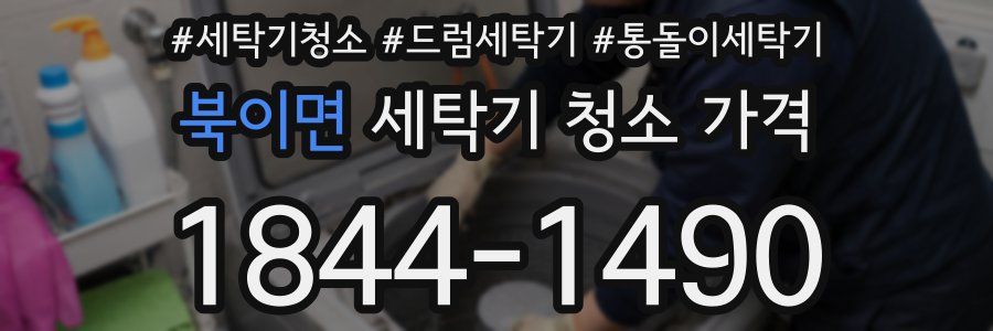 북이면 세탁기 청소 가격
