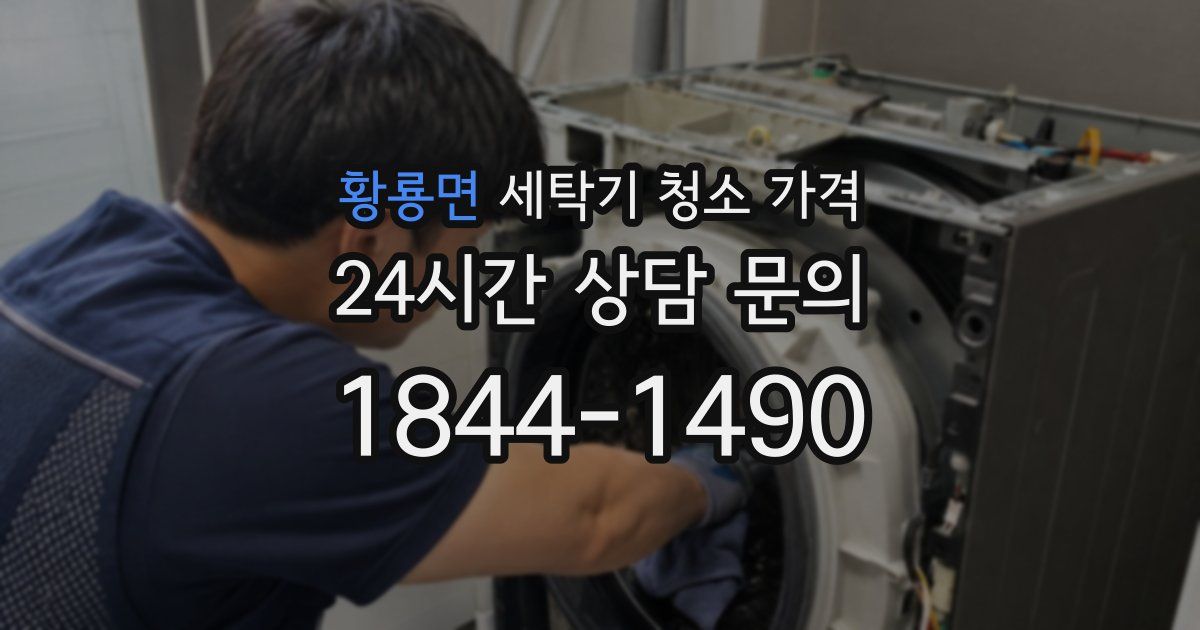 황룡면 세탁기 청소 가격
