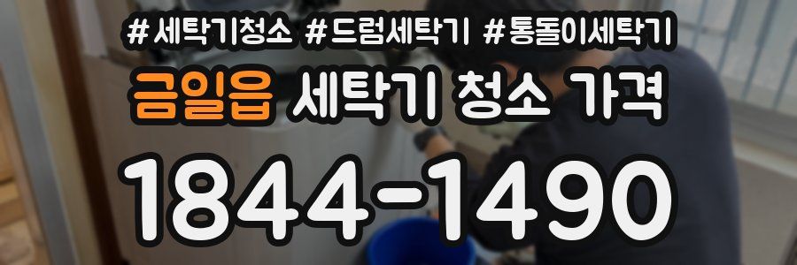 금일읍 세탁기 청소 가격