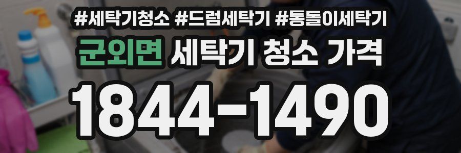 군외면 세탁기 청소 가격