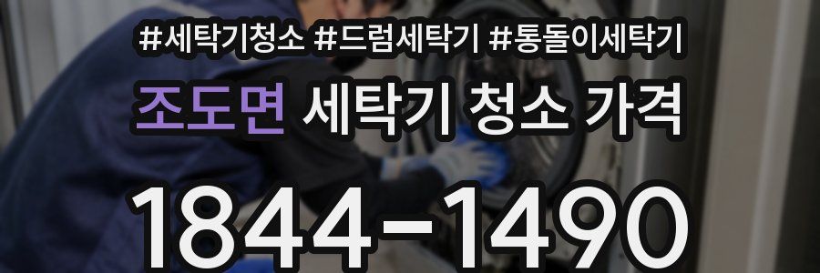 조도면 세탁기 청소 가격