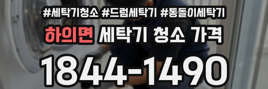 하의면 세탁기 청소 가격