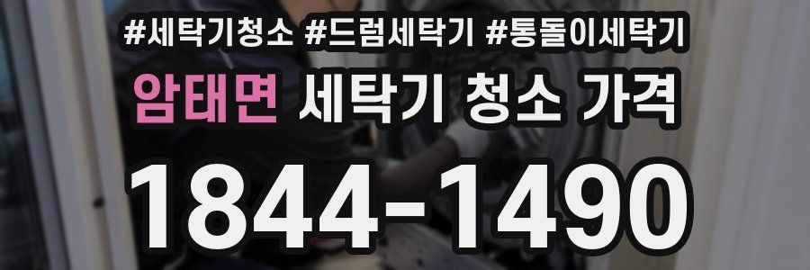 암태면 세탁기 청소 가격