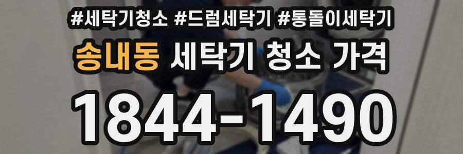 송내동 세탁기 청소 가격