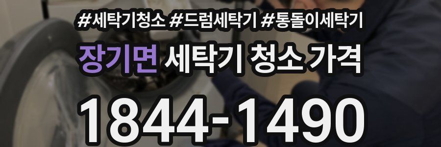 장기면 세탁기 청소 가격