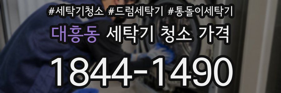 대흥동 세탁기 청소 가격