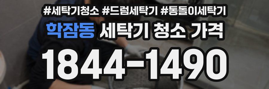 학잠동 세탁기 청소 가격