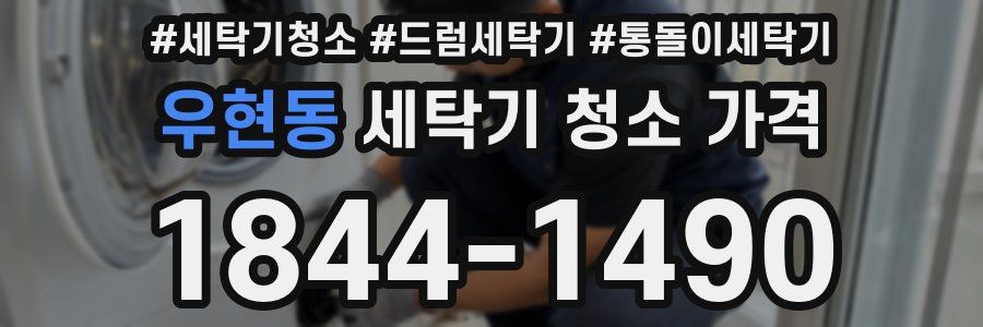 우현동 세탁기 청소 가격