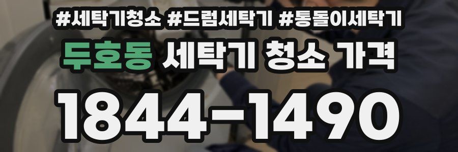 두호동 세탁기 청소 가격