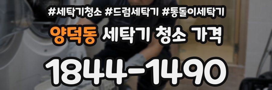양덕동 세탁기 청소 가격