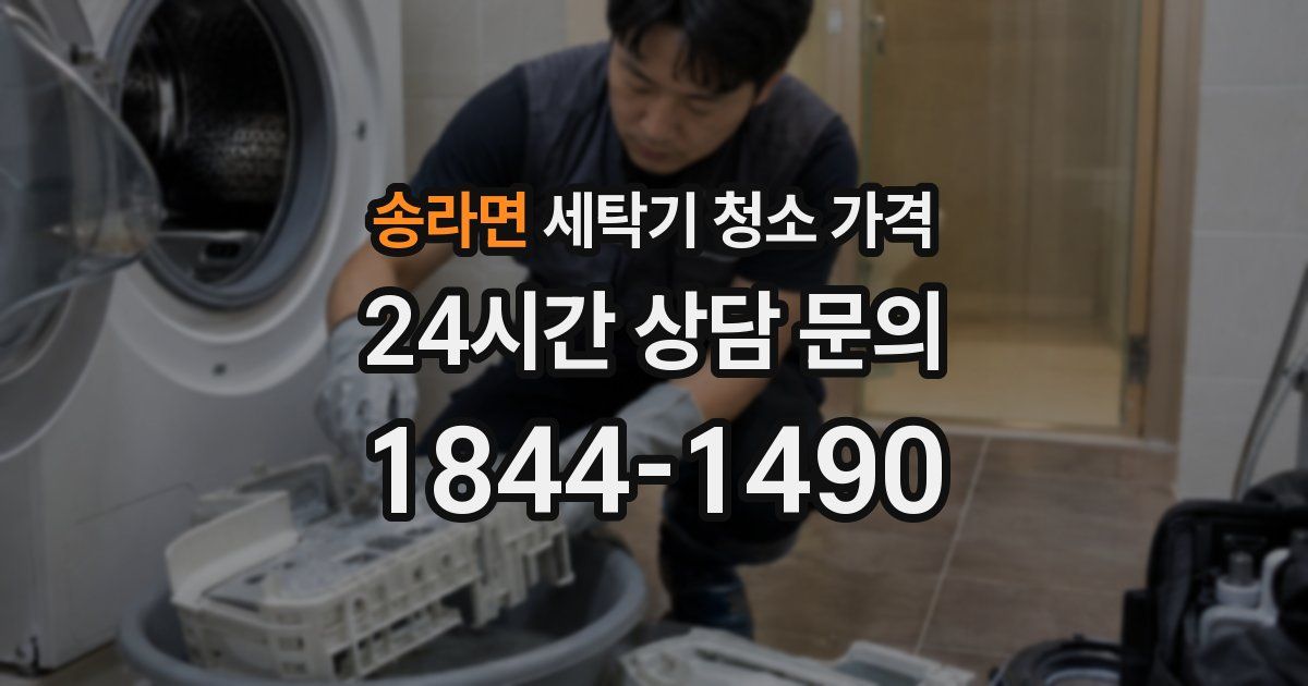 송라면 세탁기 청소 가격
