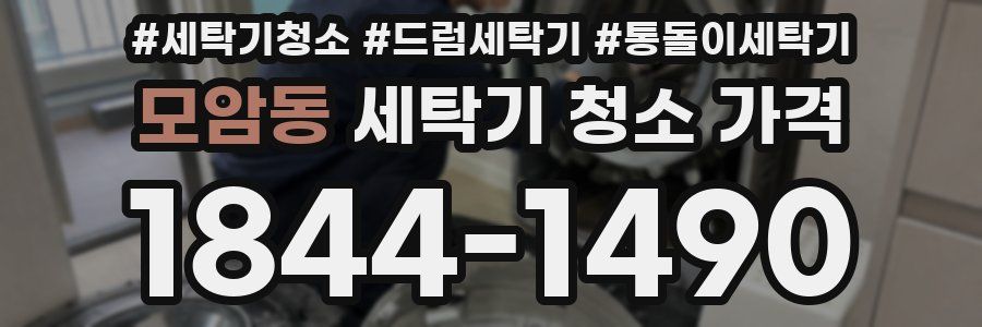 모암동 세탁기 청소 가격