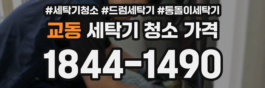 교동 세탁기 청소 가격