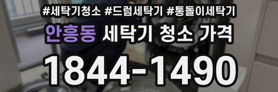 안흥동 세탁기 청소 가격
