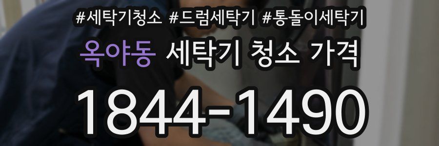 옥야동 세탁기 청소 가격