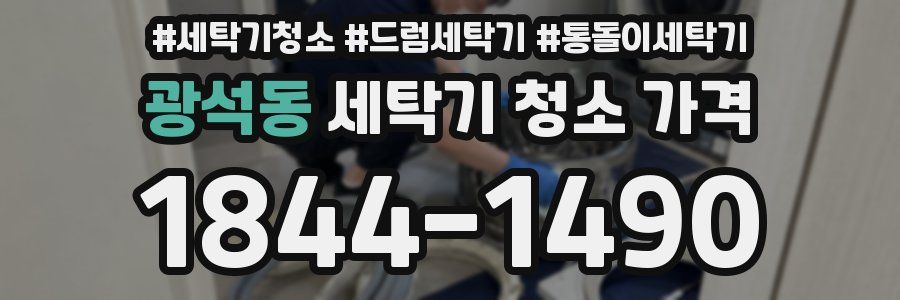 광석동 세탁기 청소 가격