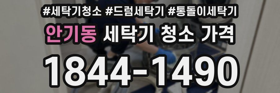 안기동 세탁기 청소 가격