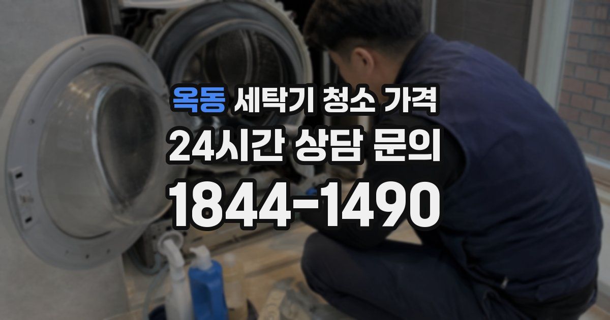 옥동 세탁기 청소 가격