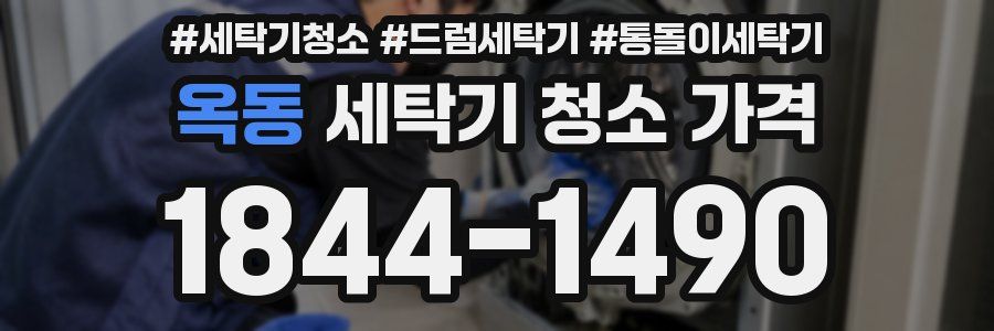 옥동 세탁기 청소 가격