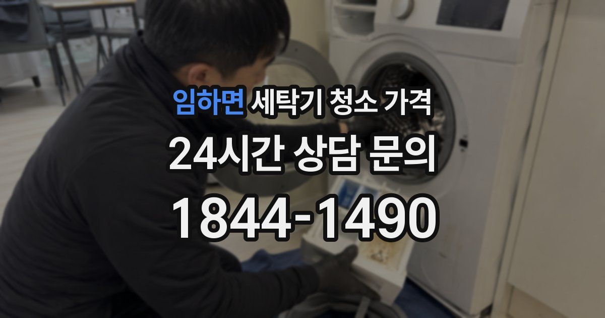 임하면 세탁기 청소 가격