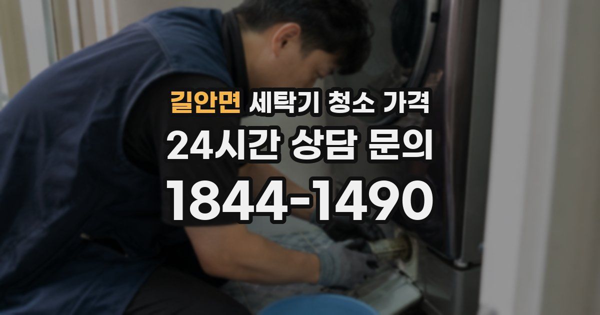 길안면 세탁기 청소 가격
