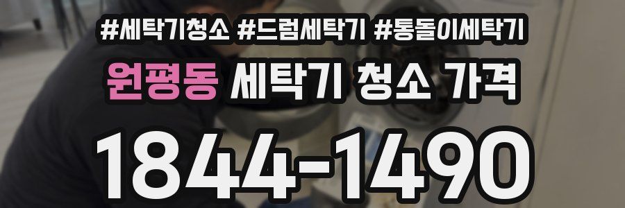 원평동 세탁기 청소 가격