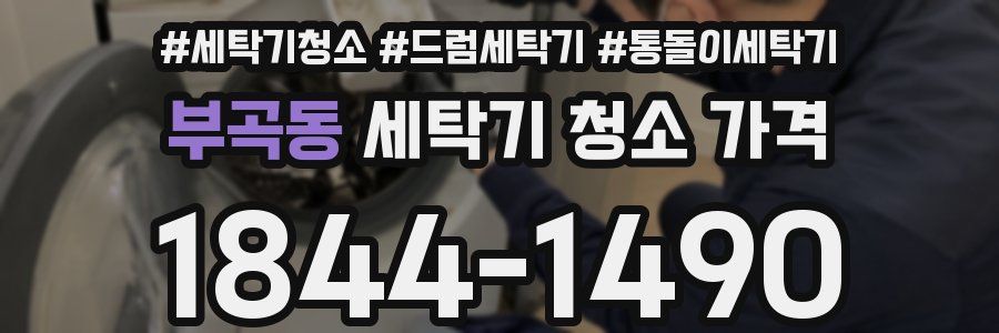 부곡동 세탁기 청소 가격