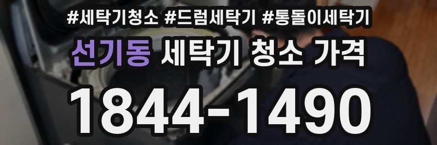 선기동 세탁기 청소 가격