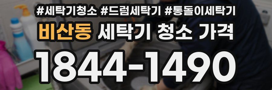 비산동 세탁기 청소 가격