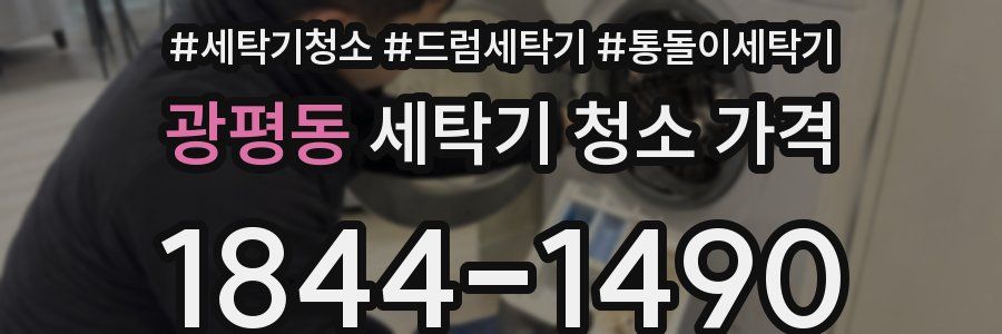 광평동 세탁기 청소 가격
