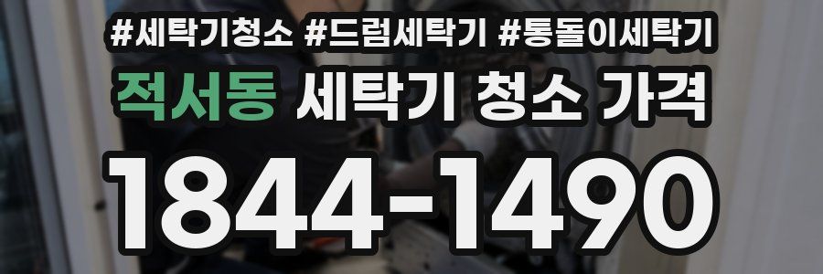 적서동 세탁기 청소 가격
