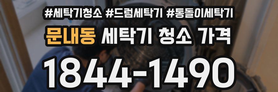 문내동 세탁기 청소 가격