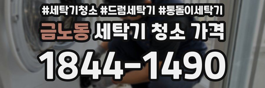 금노동 세탁기 청소 가격