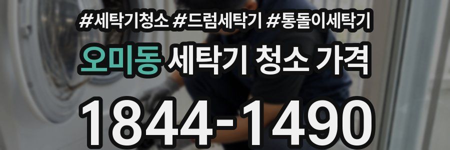 오미동 세탁기 청소 가격