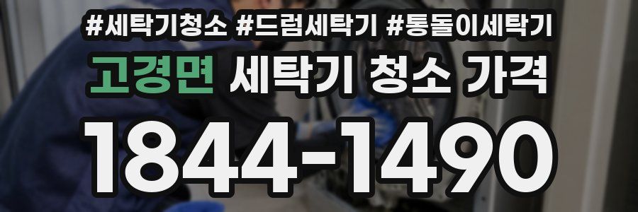 고경면 세탁기 청소 가격