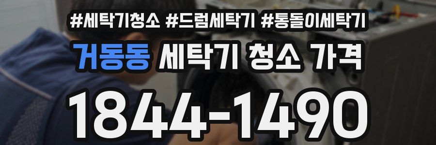 거동동 세탁기 청소 가격