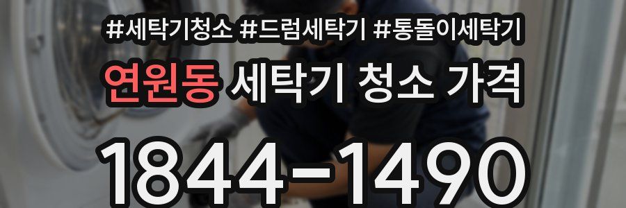 연원동 세탁기 청소 가격