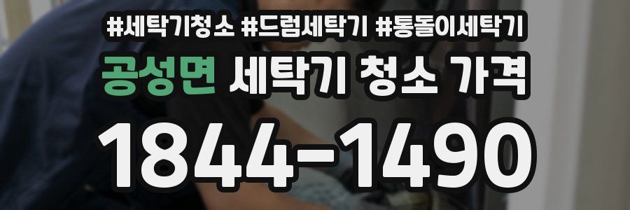 공성면 세탁기 청소 가격