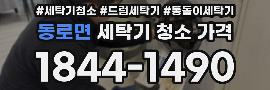 동로면 세탁기 청소 가격